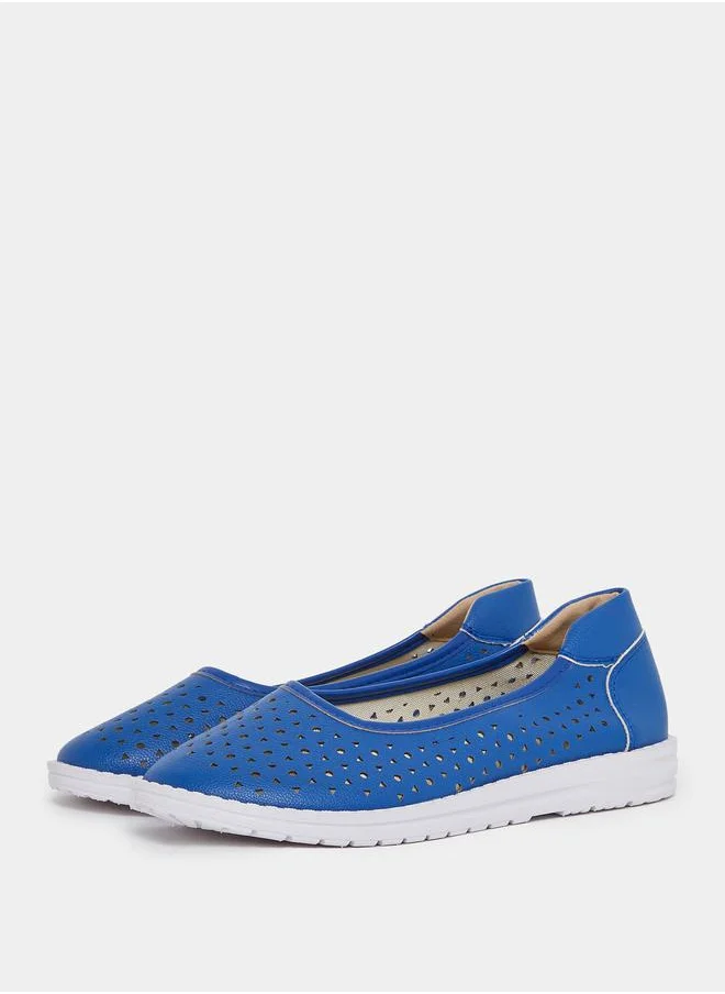 Styli Cutout Detail Slip On Shoes