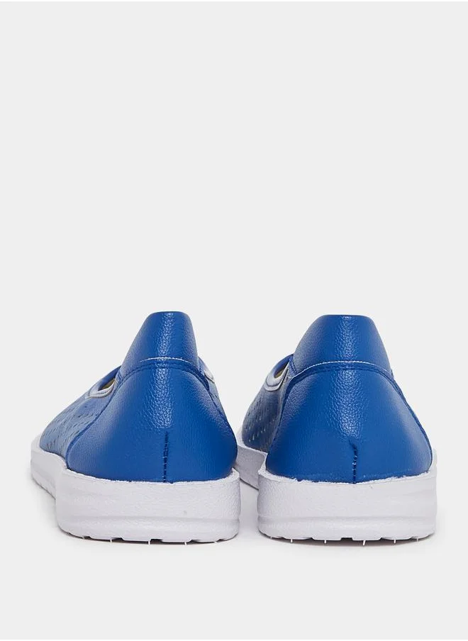 Styli Cutout Detail Slip On Shoes