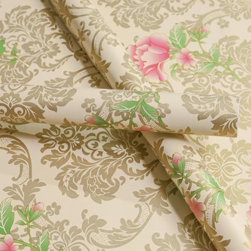 ROSASTELLA Self Adhesive Decorative Peel Stick Waterproof Wallpaper Wall Decor Removable Wall Paper for Living Room Hall Decoration PVC Vinyl DIY Contact Paper 45x304cm - Image 5