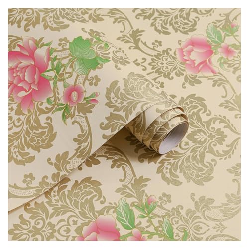 ROSASTELLA Self Adhesive Decorative Peel Stick Waterproof Wallpaper Wall Decor Removable Wall Paper for Living Room Hall Decoration PVC Vinyl DIY Contact Paper 45x304cm - Image 1