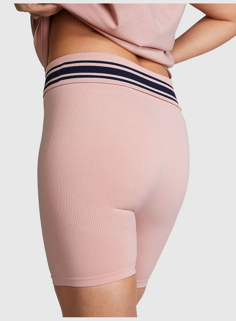 PINK PINK Flip It Seamless Foldover Bike Shorts