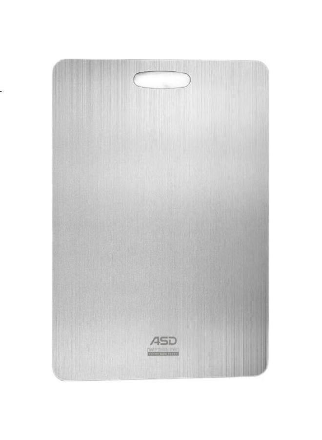 Asd Cutting Board, 304 Stainless Steel, Antibacterial And Anti-Mold Chopping Board, Food Prep And Fruit Board, Gj25C1Wg, Medium Size - Image 1