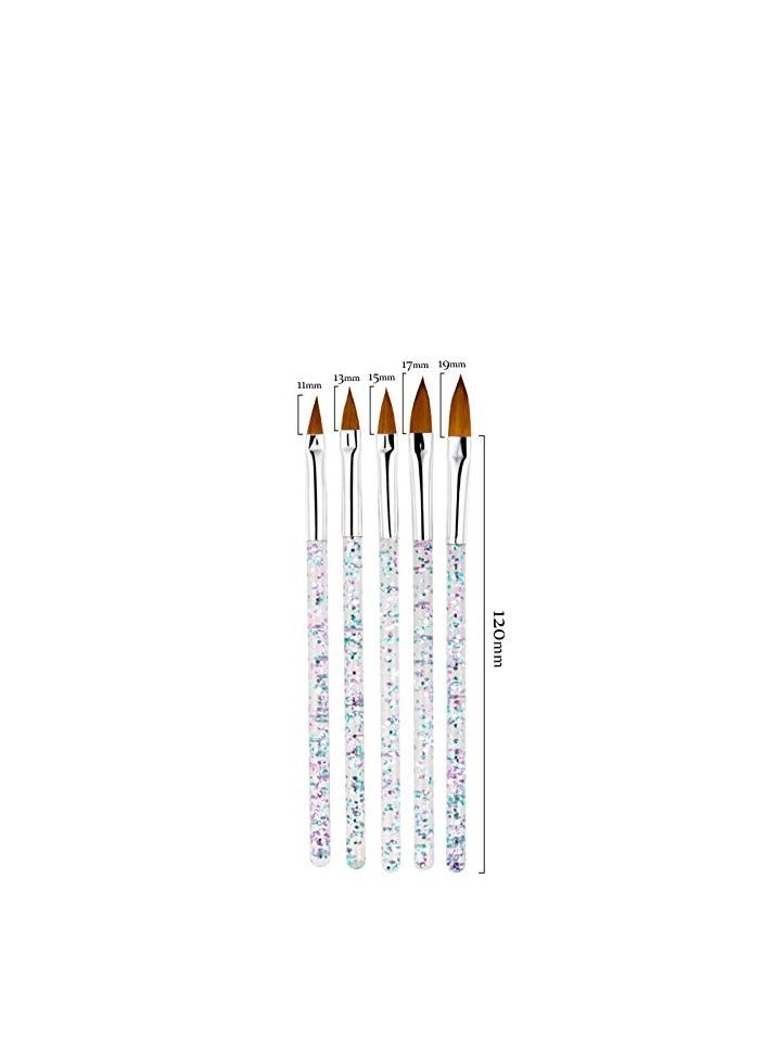 Artdone 31pcs Nail Art Brushes, Nail Art Tool Set, Dotting Tools, Dust Brush,Striping Brushes for Long Lines, Drawing Pen For Gel Polish Design supply - Image 3