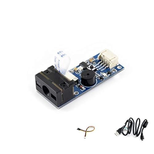 Waveshare Barcode Scanner Module 1D/2D Codes Barcode, QR Code Reader Onboard Micro USB and UART Serial Port Directly Plugged into Computer - Image 1