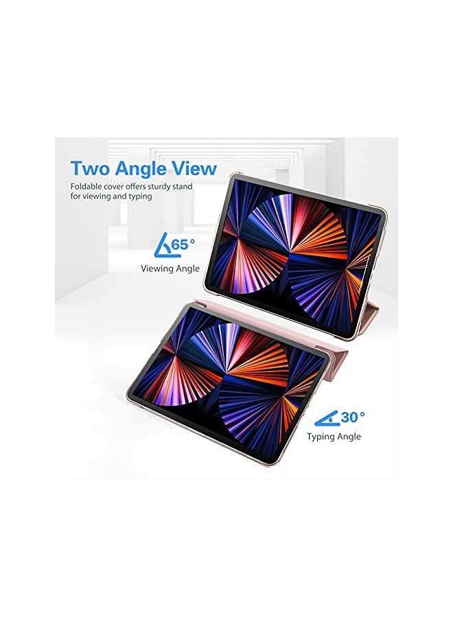 Procases Ipad Pro 12.9 Case 2022/2021/2020/2018, Slim Stand Hard Back Shell Smart Cover For Ipad Pro 12.9 Inch 6Th Generation 2022/5Th Gen 2021/4Th Gen 2020/3Rd Gen 2018 -Rosegold - Image 5