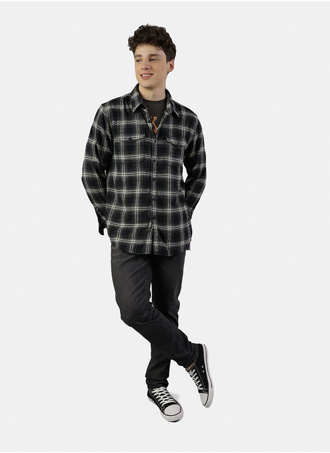 American Eagle - Casual Cozy Cabin Flannel Shirt - Image 1