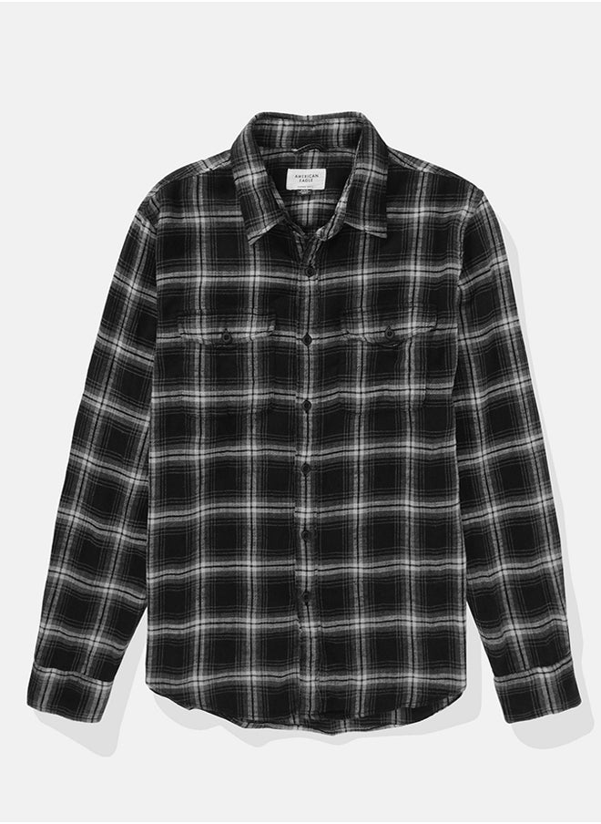 American Eagle - Casual Cozy Cabin Flannel Shirt - Image 1