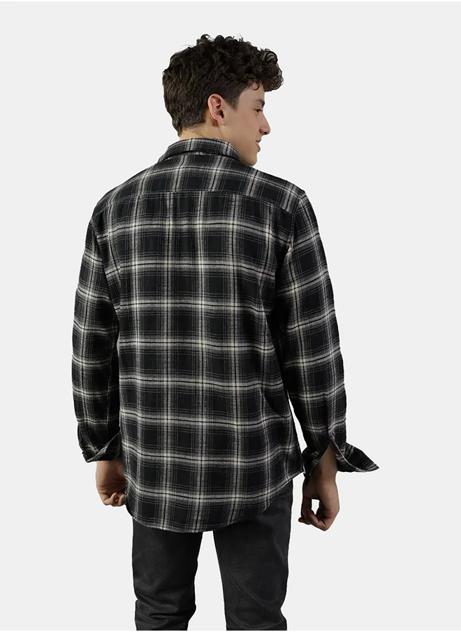 American Eagle Casual Cozy Cabin Flannel Shirt