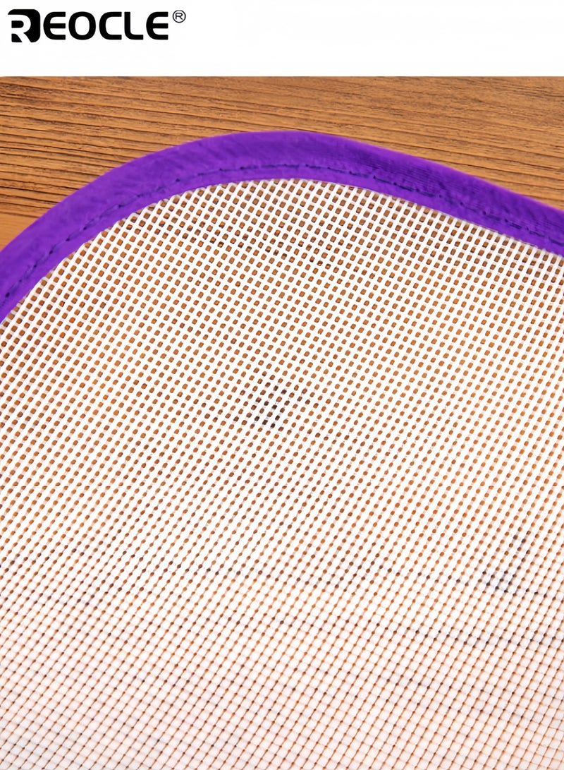 ريوكل 3 قطع من وسادة كي مقاومة للحرارة، تحمي الملابس أثناء الكي دون الحاجة إلى كهرباء، مصنوعة من شبكة بوليستر متينة مقاومة للاحتراق، سهلة الحمل والتنظيف، مثالية للعناية بأقمشة الملابس - Image 3