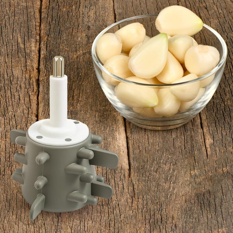 CZFSWT 3L Garlic Peeler, Garlic Peeler Machine, Garlic Peeling Machine Skin Remover for Quick and Easy Peel Garlic, Efficient Kitchen Tool with 11cm Diameter and 13.5cm Height - Image 4