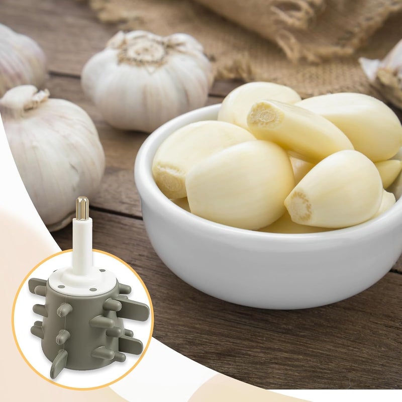 CZFSWT 3L Garlic Peeler, Garlic Peeler Machine, Garlic Peeling Machine Skin Remover for Quick and Easy Peel Garlic, Efficient Kitchen Tool with 11cm Diameter and 13.5cm Height - Image 5