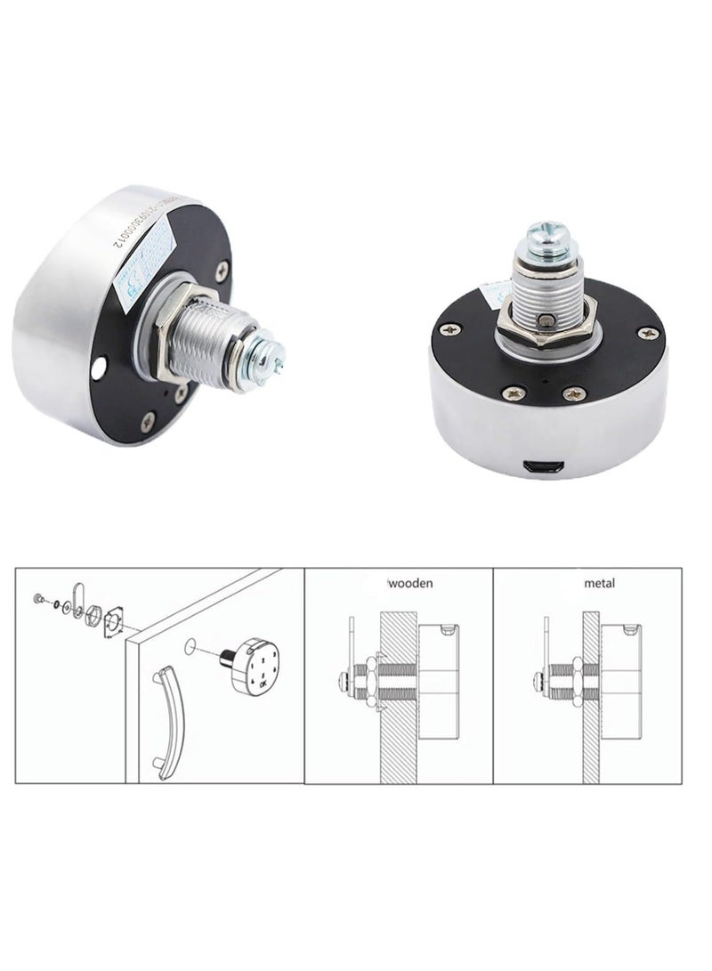 Cabinet Coded Lock, Electronic Digital Lock Mechanical Keyless Drawer Lock Touch Screen Password Lock for Cabinet Mailbox File Sauna Drawer School Lockers DIY Wooden Furniture Privacy Lock - Image 4