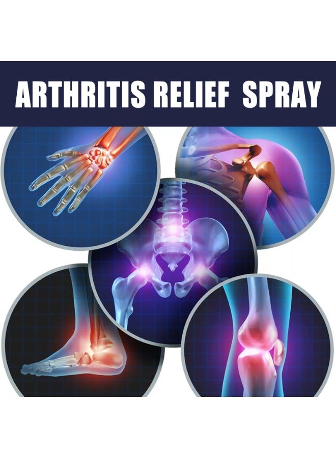 BIOAOUA Lumbar Spine Cold Gel Spray, Arthritis Relief Spray, Natural Herbal Joint Pain Relief Spray for Relieving Back, Knee, Joint, Muscle, Cervical, Lumbar, Pain 3Pcs - Image 5
