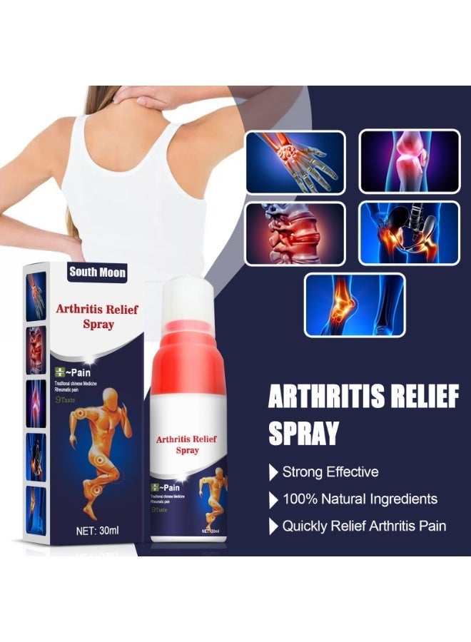 BIOAOUA Lumbar Spine Cold Gel Spray, Arthritis Relief Spray, Natural Herbal Joint Pain Relief Spray for Relieving Back, Knee, Joint, Muscle, Cervical, Lumbar, Pain 3Pcs - Image 2