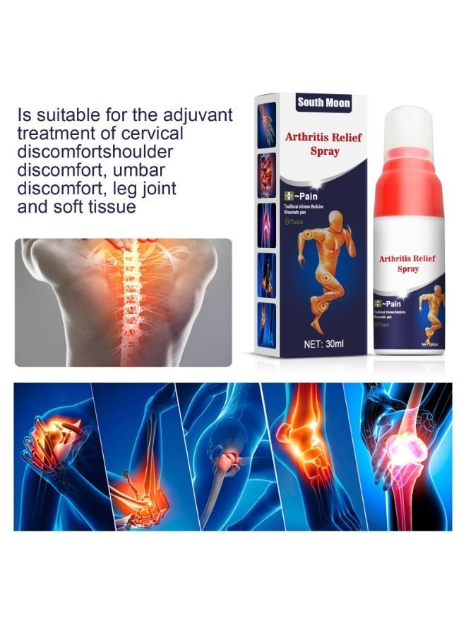 BIOAOUA Lumbar Spine Cold Gel Spray, Arthritis Relief Spray, Natural Herbal Joint Pain Relief Spray for Relieving Back, Knee, Joint, Muscle, Cervical, Lumbar, Pain 3Pcs - Image 3