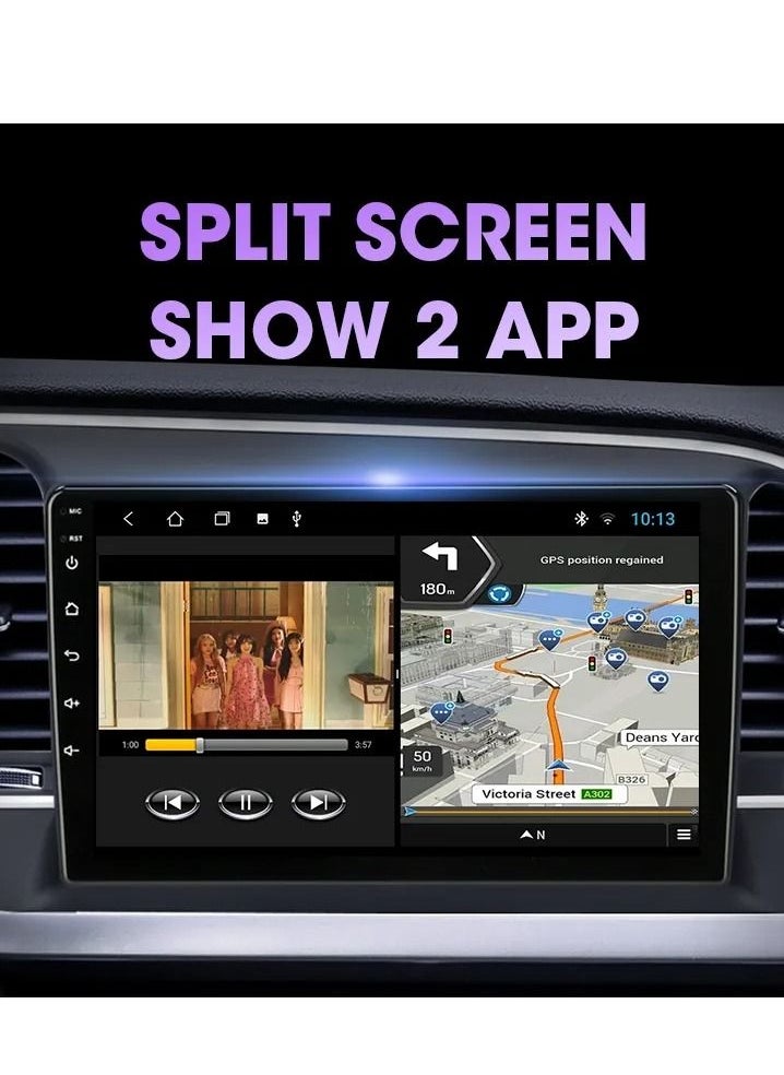 Toyota Prado 2010 2011 2012 2013 Android Screen 4GB RAM Support Apple Carplay Android Auto Wireless QLED Touch Screen DSP Bluetooth AHD Camera Included SIM Card Support Fast Interface