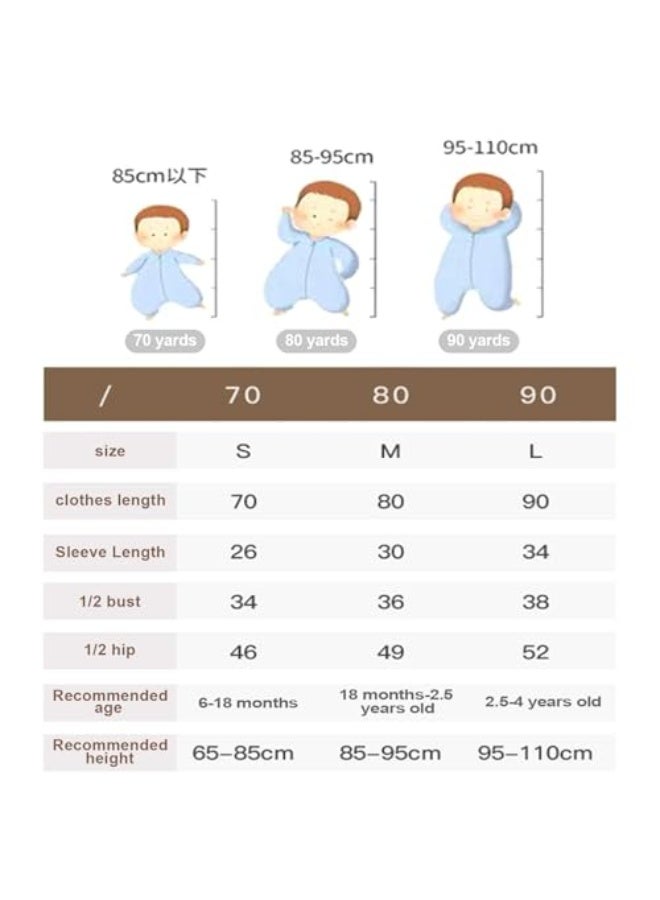 100% organic cotton and muslin sleeping bag in a portable design for unisex children, double zip and long sleeves, wearable baby blanket  - Image 5
