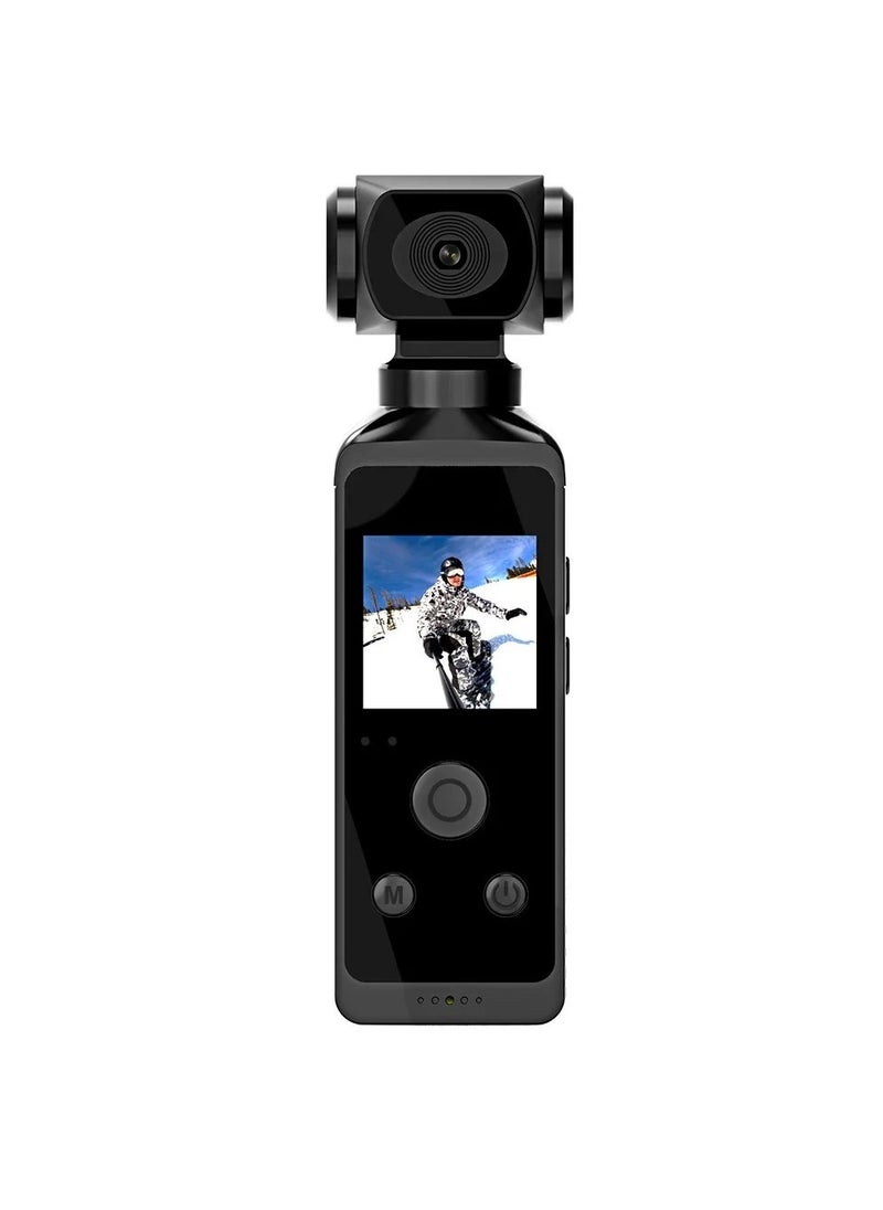 AROAQ - 4K 1080P Pocket Camcorder, 270 Degree Rotatable Wifi Mini Sports Camera, Portable HD LCD Screen Motion Camera, Compact And Lightweight Small Video Recording Camera, (1pc, Black) - Image 1
