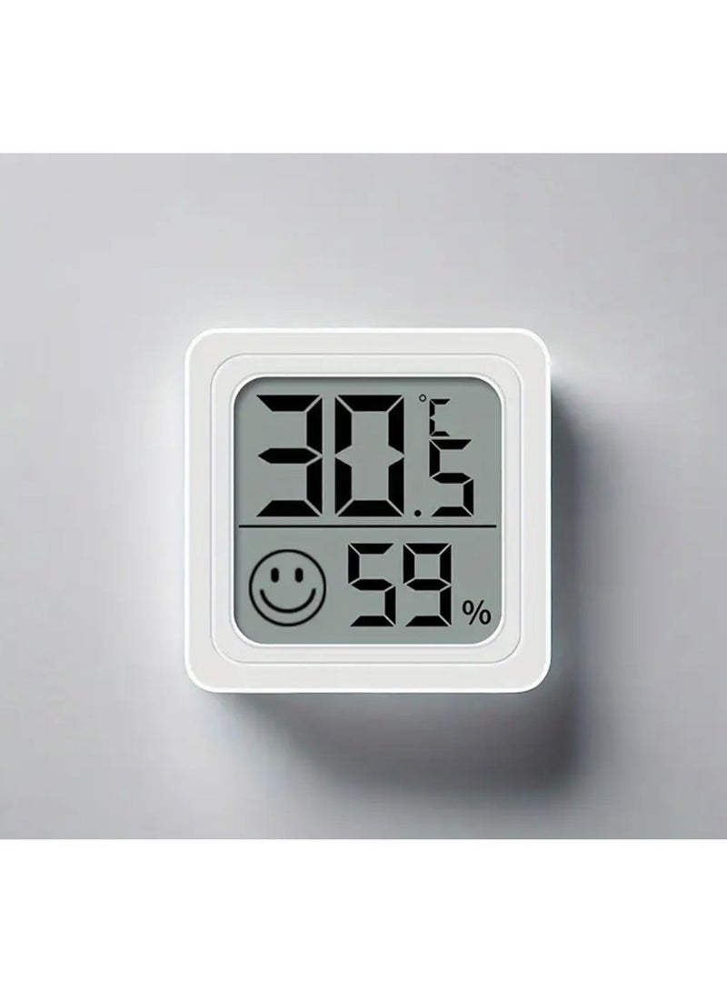 كلين ويف حجم صغير - ميزان حرارة ورطوبة رقمي داخلي – جهاز قياس درجة الحرارة والرطوبة للاستخدام المنزلي والمكتبي والسيارة، شاشة رقمية واضحة، تصميم مدمج - Image 2