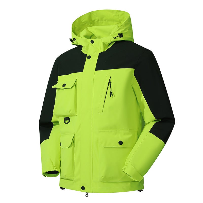High-Quality Jacket Jacket New Waterproof And Windproof Outdoor Jacket Men'S And Women'S Hooded Jacket Mountaineering Jacket - Image 3