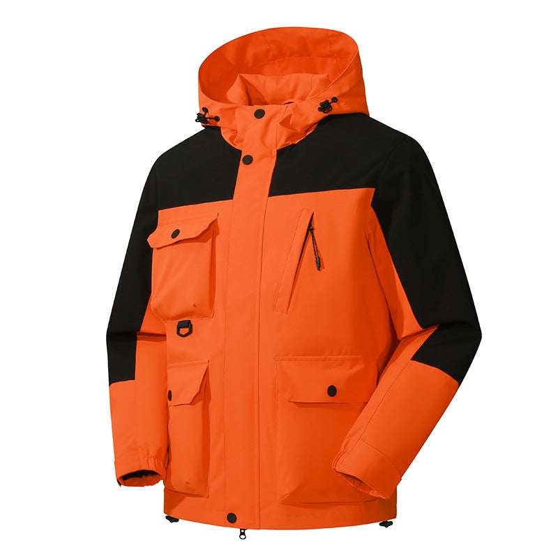 High-Quality Jacket Jacket New Waterproof And Windproof Outdoor Jacket Men'S And Women'S Hooded Jacket Mountaineering Jacket - Image 2