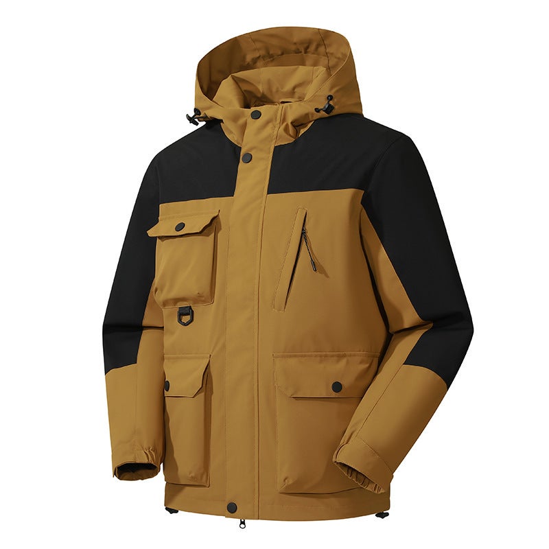 High-Quality Jacket Jacket New Waterproof And Windproof Outdoor Jacket Men'S And Women'S Hooded Jacket Mountaineering Jacket - Image 1