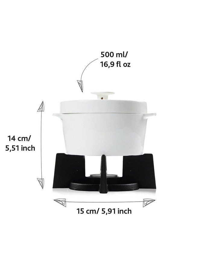 BOSKA Cheese Baker Brie Baker With Lid Queso Warmer For Brie Cheese Bites Tea Light Candle Keep Anything You Make Warm Handy Size & Microwavesafe  - Image 5