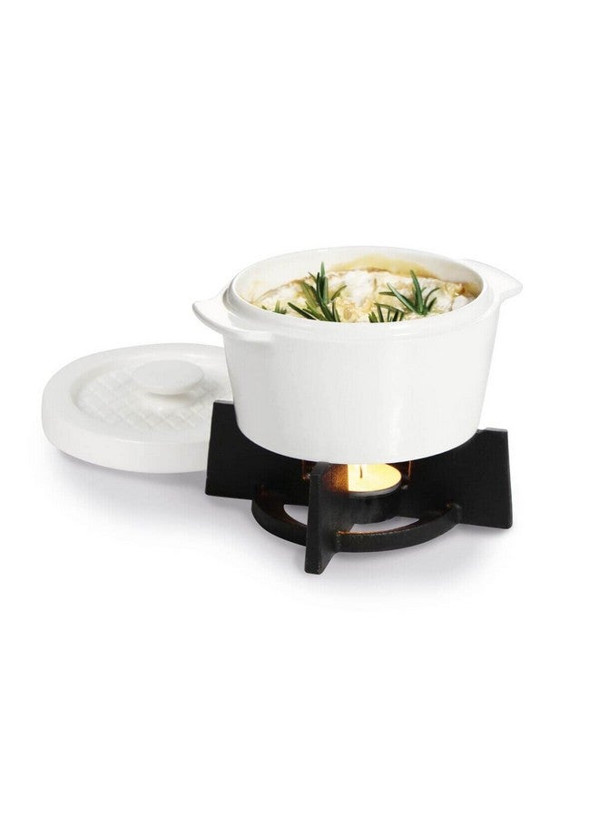 BOSKA Cheese Baker Brie Baker With Lid Queso Warmer For Brie Cheese Bites Tea Light Candle Keep Anything You Make Warm Handy Size & Microwavesafe  - Image 3