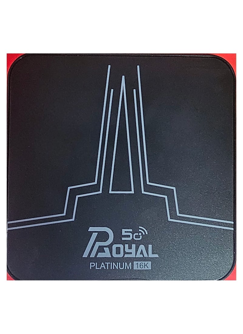Generic - Royal Platinum 16K Ultra HD Android 18 TV Box – 128GB RAM, 1TB ROM | 5G Wi-Fi 6 | 3D Version | Ultra-Fast Processor | Made in USA | 1 Year Free Subscription - Image 1