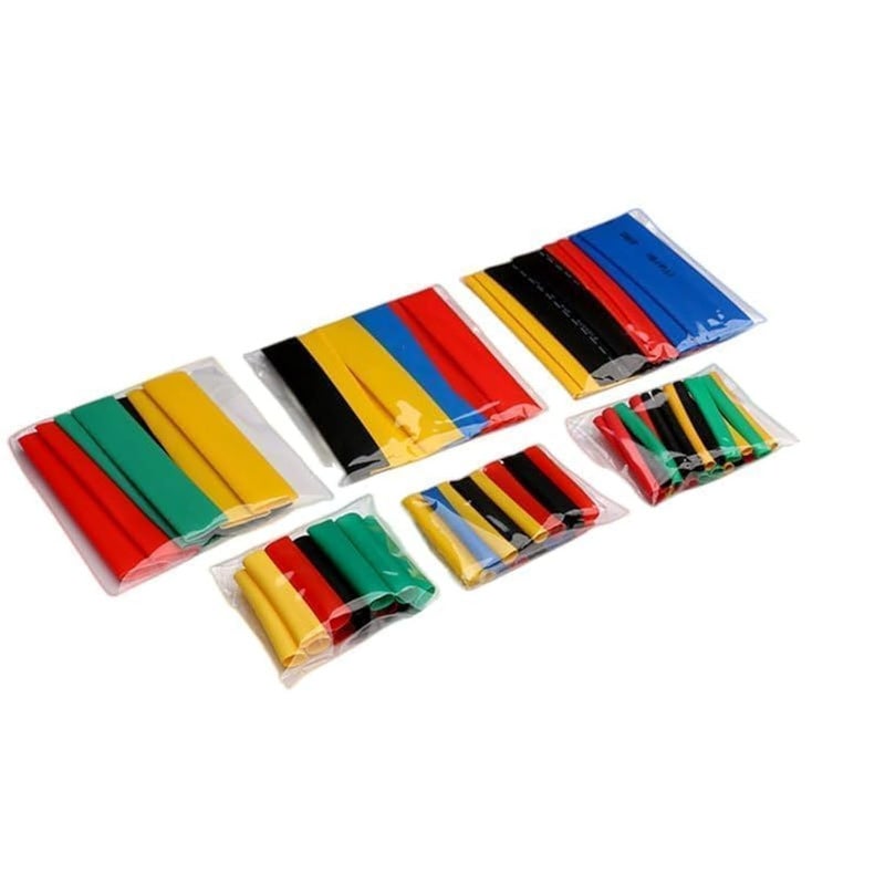 Repair Protect and Wrap All Phone Cables Wire Electrical Connectors Shrink Tube Flexible Plastic 164 Pieces Different Sizes and Colors