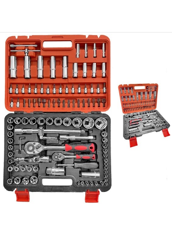 Hırdavat Garajı Hardware Garage 108 Piece 1/2-1/4 Professional Socket Set, 1st Quality Guaranteed  - Image 1