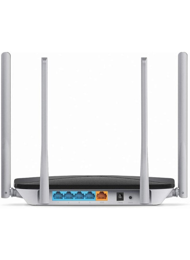 MERCUSYS AC1200 Dual-Band Wi-Fi Router
SPEED: 300 Mbps at 2.4 GHz + 867 Mbps at 5 GHz
SPEC: 4× Fixed External Antennas, 3× 10/100 Mbps LAN Ports, 1× 10/100 Mbps WAN Port
FEATURE: MERCUSYS APP, WPS/Reset Button, IPTV, IPv6, Parental Controls, Guest Network, Easy Installation, ISP Preset (Agile Config) Black - Image 3