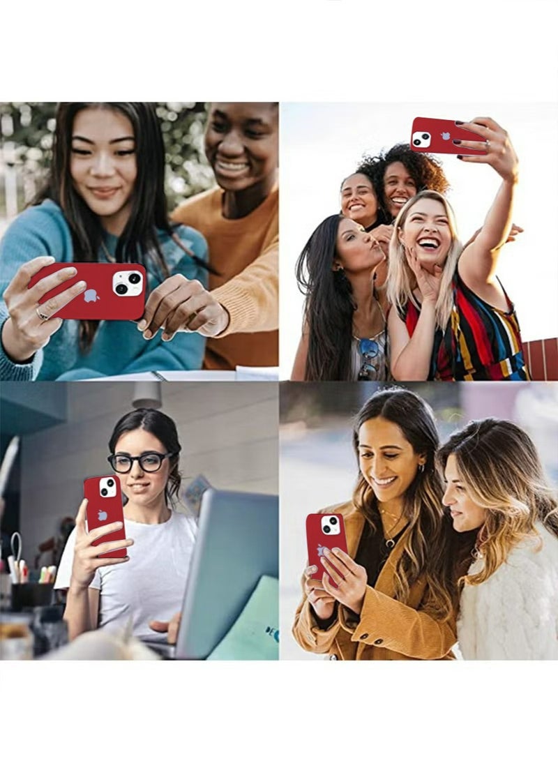 iPhone 15 Plus Mobile Case Cover with Soft Liquid Silicone Protection Anti-Scratch Shockproof Accessories Slim Protective Back Cover with Comfortable Hold Touch Feeling and Anti-fingerprint  - Image 5