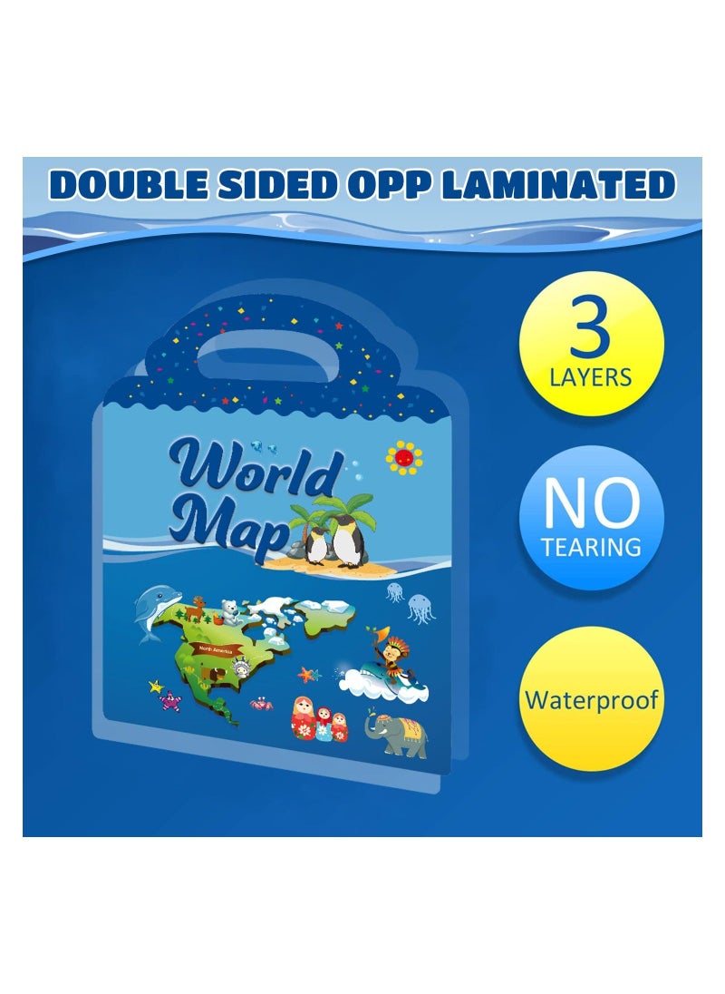 Generic - Reusable Sticker Books for Kids, Toys for 2 5 Year Old Girls Boys Birthday Gifts Toddler Toys Learning Stickers for Kids Toys Journal Paper Stickers Scrapbooking Stationery Sticker - Image 1