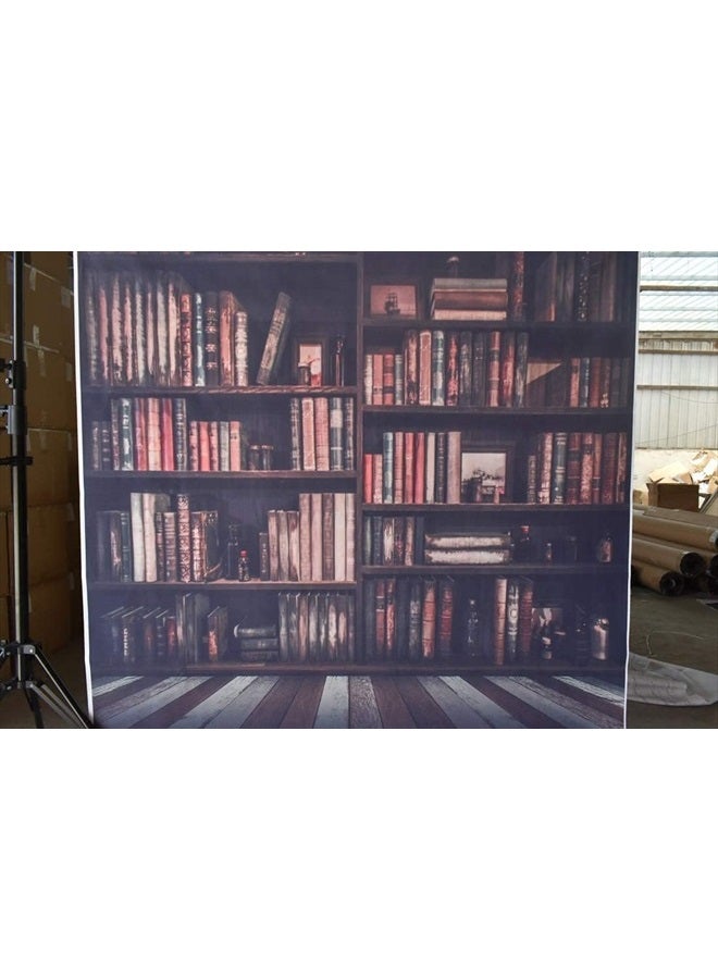 AOFOTO 10x10 قدم كتب قديمة على خلفية تصوير مكتبة رف كتب عتيق خلفية تصوير للأطفال الأولاد والبنات والبالغين صور فنية في الاستوديو - Image 4