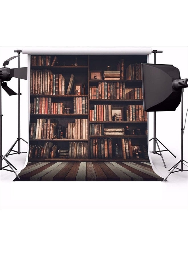 AOFOTO 10x10 قدم كتب قديمة على خلفية تصوير مكتبة رف كتب عتيق خلفية تصوير للأطفال الأولاد والبنات والبالغين صور فنية في الاستوديو - Image 3