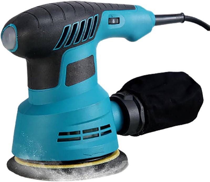 GoodTool Corded Random Orbit Sander, 300W 13000Rpm,6 Variable Speeds, Electric Orbital Sander With Dust Collection, 125Mm 5Pcs Sandpapers, For Sanding, Polishing Wood, Diy, Home Improvements (Uk) - Image 1