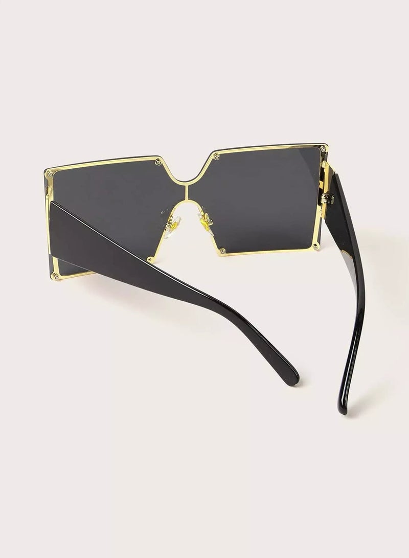 Generic Flat Top Shield Sunglasses - Image 2