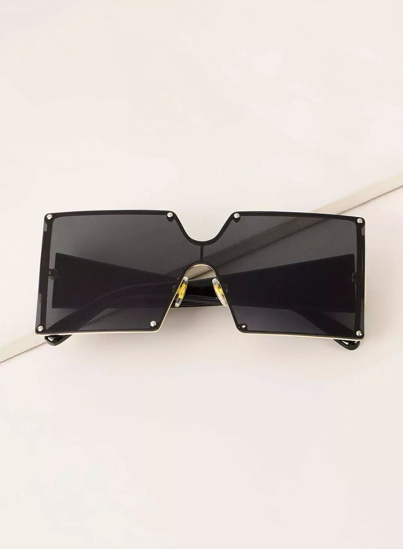 Generic Flat Top Shield Sunglasses - Image 3