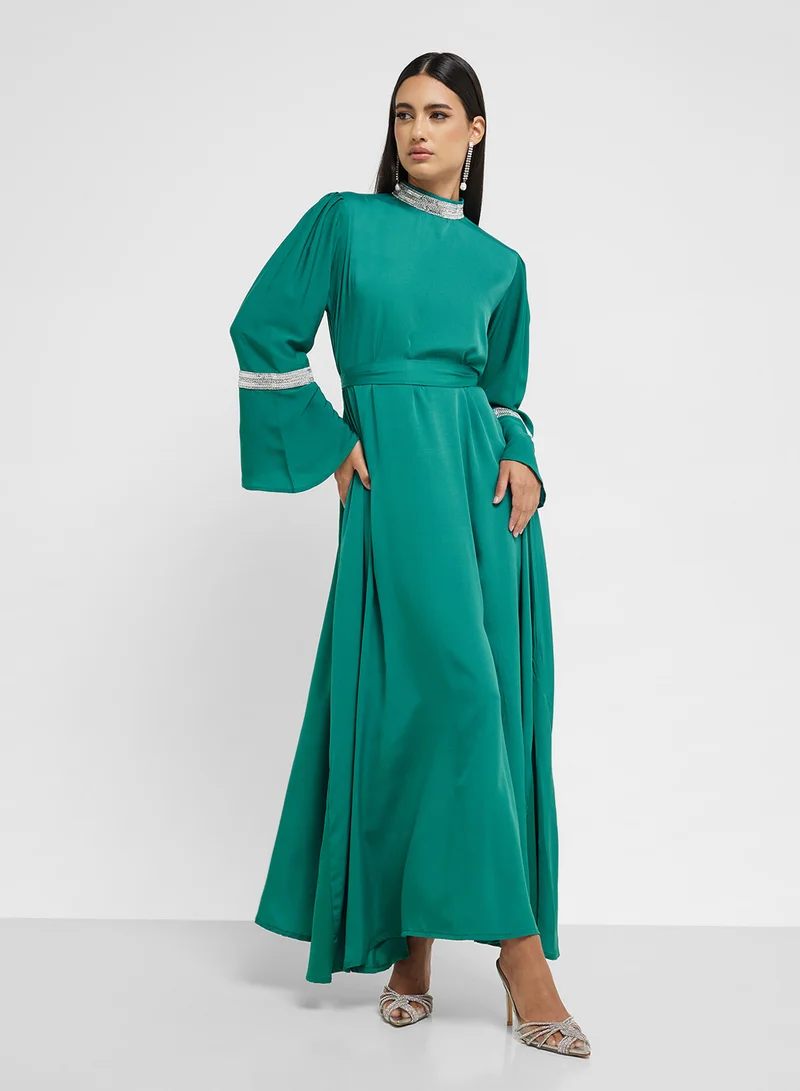 hayas closet Emerald Maxi Dress