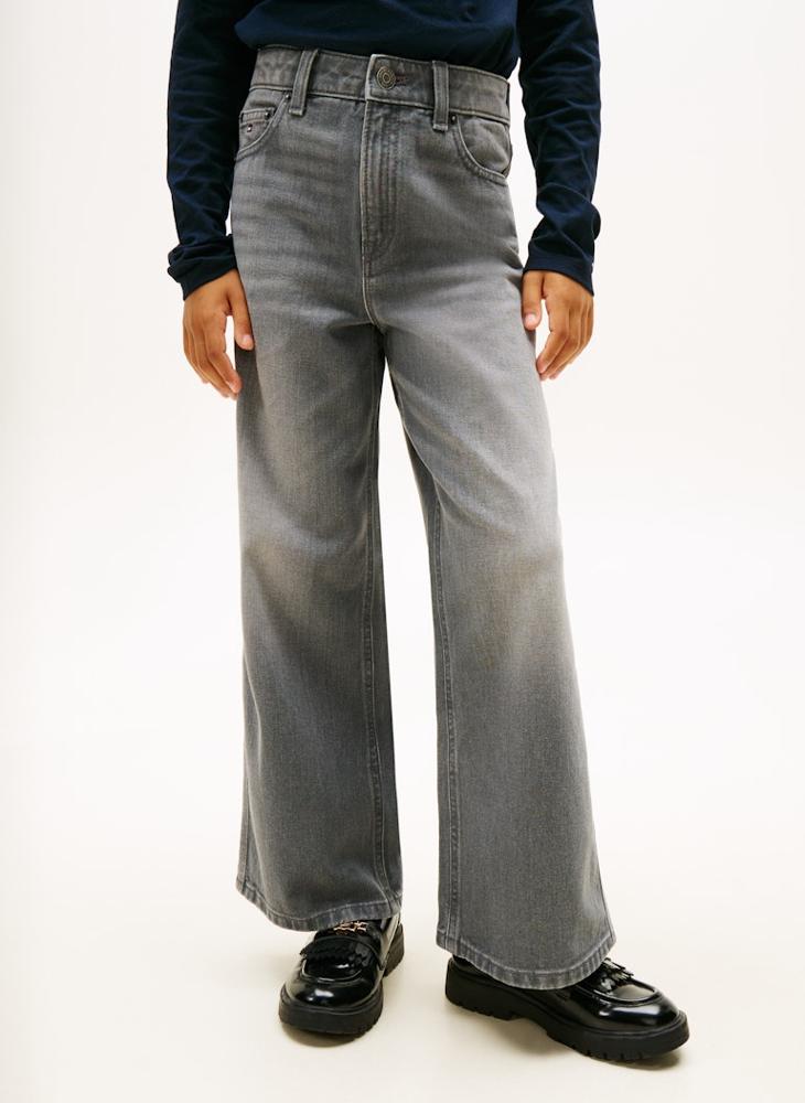 TOMMY HILFIGER Kids Mabel Wide Jeans - Image 1
