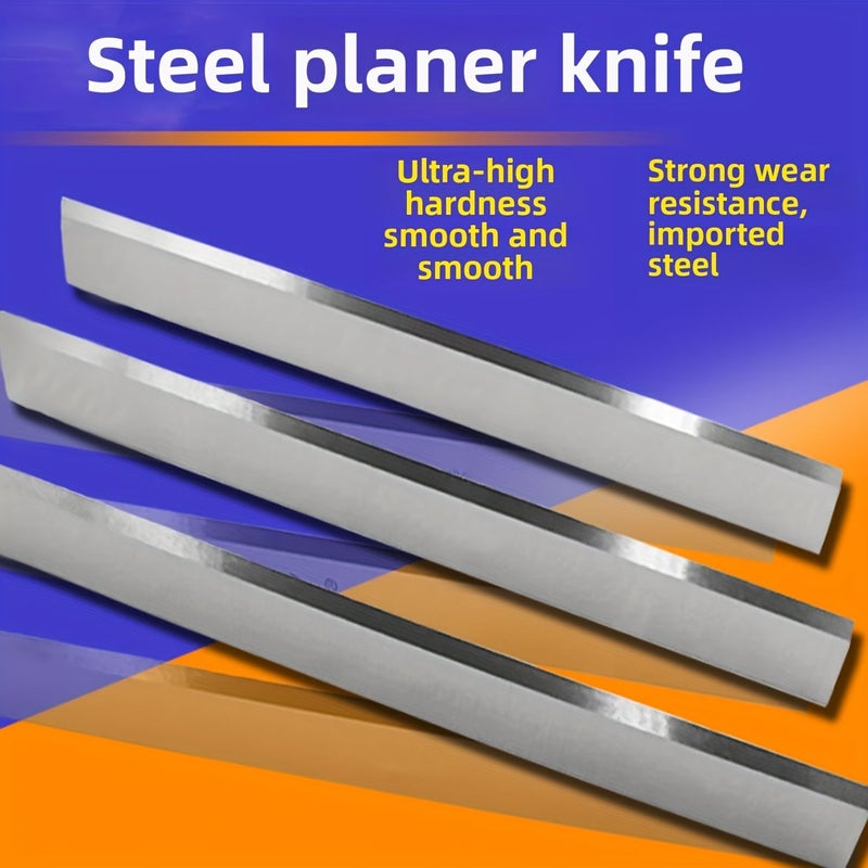 3PCS 600x30x3 Extra Hard W18 HSS Planer Blades For Hardwood Surfacing Thickness Planers - Image 2