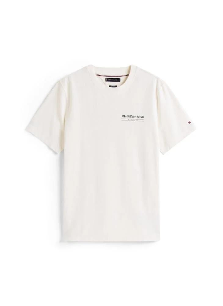 TOMMY HILFIGER Back Logo Jersey Crew Neck T-Shirt