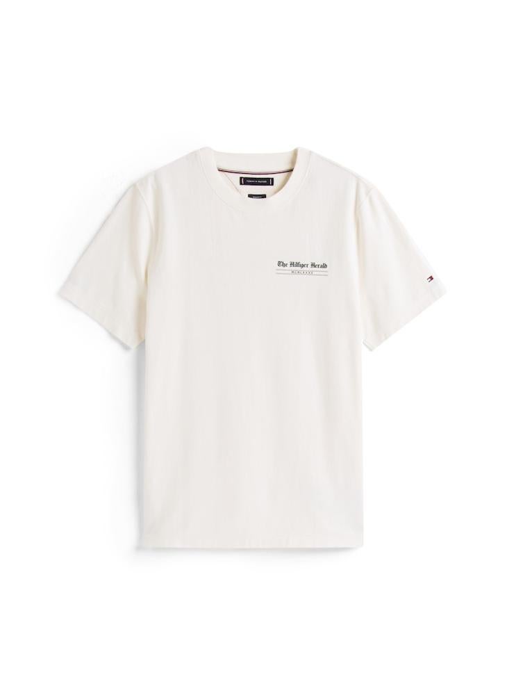 TOMMY HILFIGER Back Logo Jersey Crew Neck T-Shirt - Image 5