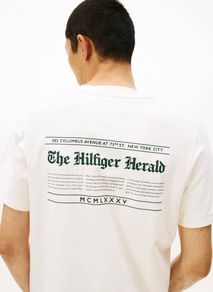 TOMMY HILFIGER Back Logo Jersey Crew Neck T-Shirt