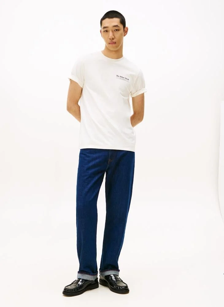 TOMMY HILFIGER Back Logo Jersey Crew Neck T-Shirt