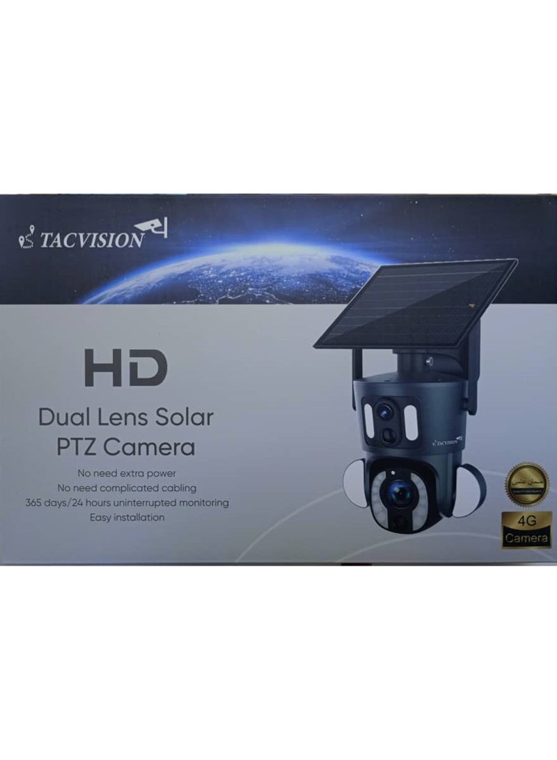 Generic Dual Lens 4G Solar Surveillance Camera  - Image 2
