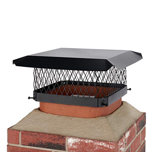 HY-C Shelter 13" x 13" Single Flue Bolt-On Chimney Cap, Fully Assembled, Galvanized Steel - Image 4