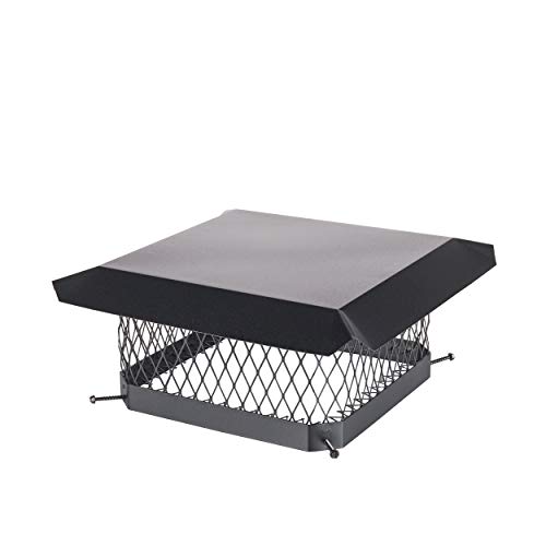 HY-C Shelter 13" x 13" Single Flue Bolt-On Chimney Cap, Fully Assembled, Galvanized Steel - Image 2