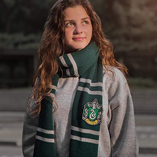 Cinereplicas - Harry Potter - Scarf Deluxe - Slytherin - Official Warner Bros License - 98 x 9,8 inches - Image 4